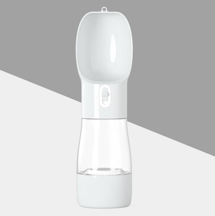 2-in-1 Portable Dog Water Bottle with Bowl-Leak-Proof & Travel Friendly
