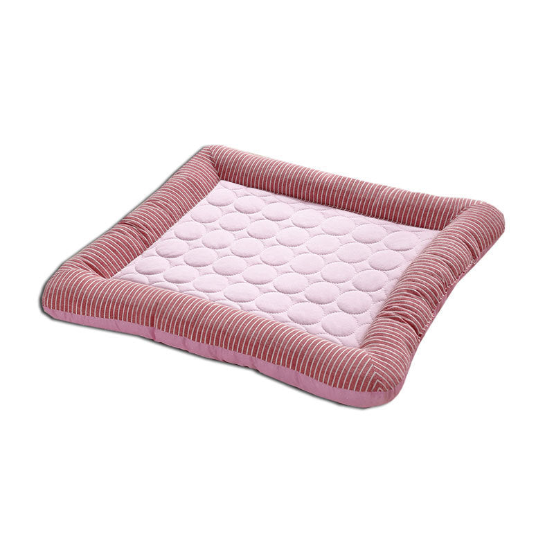🐾 Pet Cooling Pad Bed – Blue & Red (S/M/L)