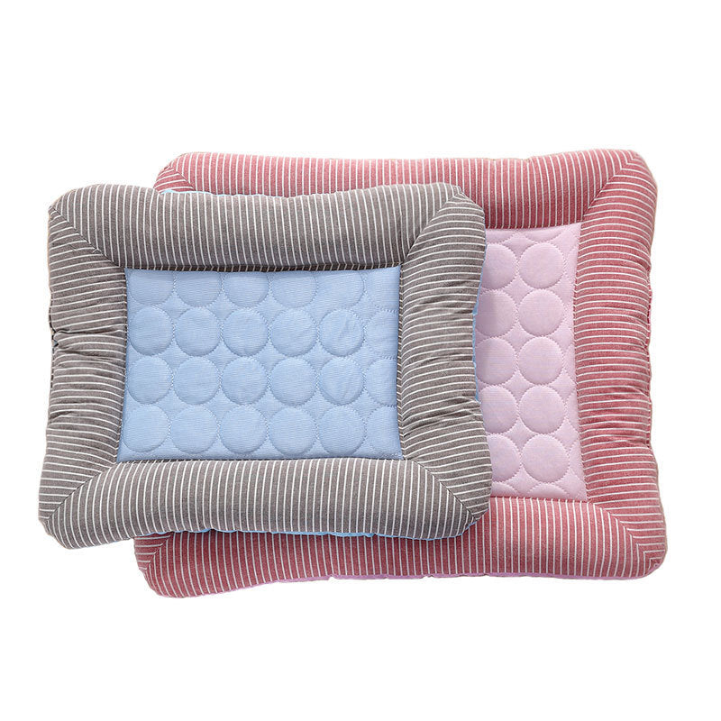 🐾 Pet Cooling Pad Bed – Blue & Red (S/M/L)