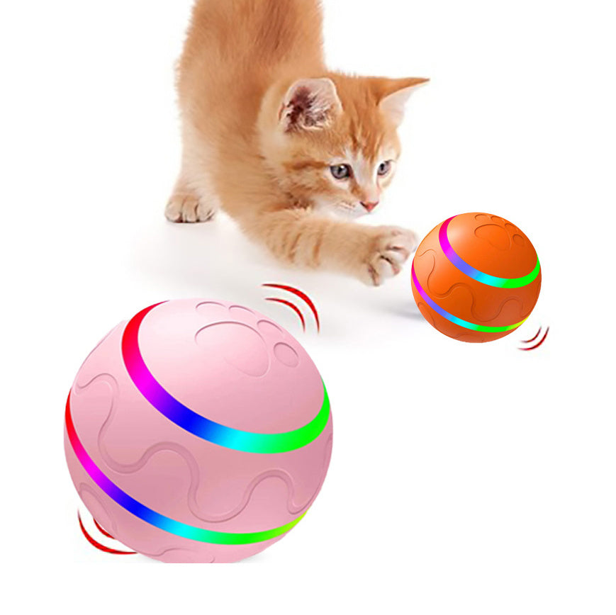 Interactive Cat Toy Ball - Rolling Fun for Endless Playtime