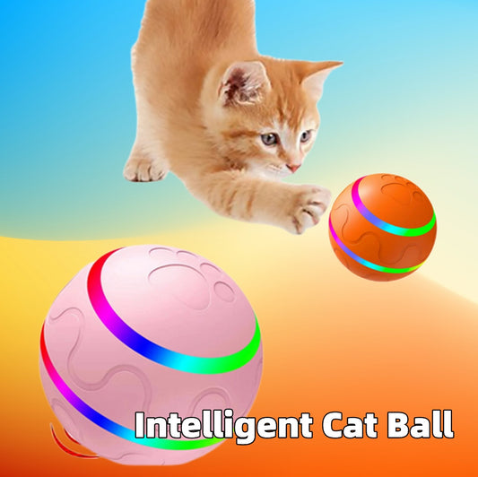 Interactive Cat Toy Ball - Rolling Fun for Endless Playtime